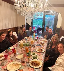 hibachi at home airbnb delaware – indoor group dinner with teppanyaki chef